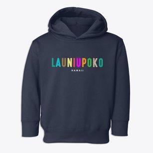 Launiupoko Hawaii Color Pop Toddler Hoodie