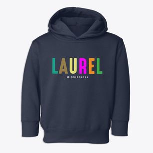 Laurel Mississippi Color Pop Toddler Hoodie