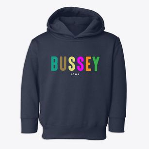 Bussey Iowa Color Pop Toddler Hoodie