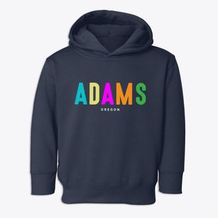 Adams Oregon Color Pop Toddler Hoodie
