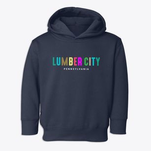 Lumber City Pennsylvania Color Pop Toddler Hoodie