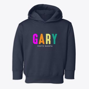 Gary South Dakota Color Pop Toddler Hoodie