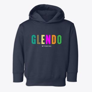 Glendo Wyoming Color Pop Toddler Hoodie