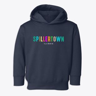 Spillertown Illinois Color Pop Toddler Hoodie