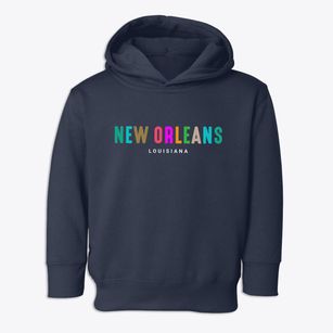 New Orleans Louisiana Color Pop Toddler Hoodie