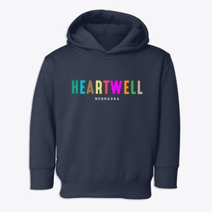Heartwell Nebraska Color Pop Toddler Hoodie