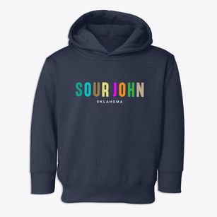 Sour John Oklahoma Color Pop Toddler Hoodie