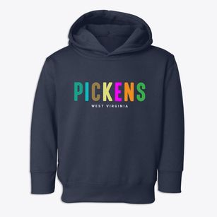Pickens West Virginia Color Pop Toddler Hoodie