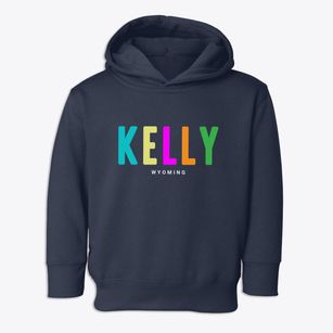 Kelly Wyoming Color Pop Toddler Hoodie