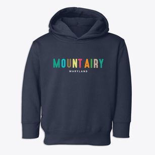 Mount Airy Maryland Color Pop Toddler Hoodie