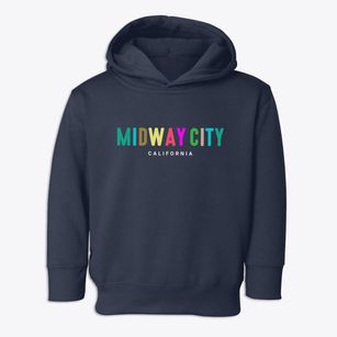 Midway City California Color Pop Toddler Hoodie