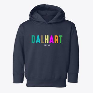 Dalhart Texas Color Pop Toddler Hoodie