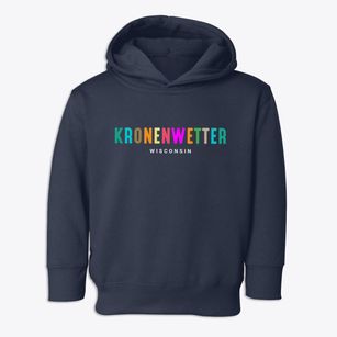 Kronenwetter Wisconsin Color Pop Toddler Hoodie