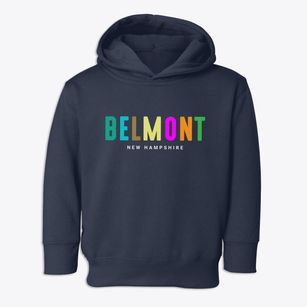 Belmont New Hampshire Color Pop Toddler Hoodie