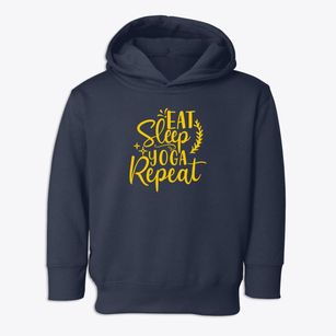   Eat Sleep Yoga Repeat Toddler Hoodie