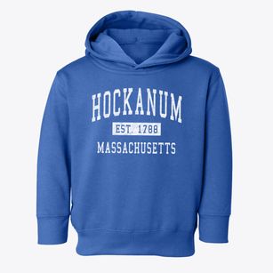 Hockanum Massachusetts Classic Established Toddler Hoodie