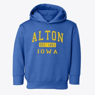 Alton Iowa Classic Established Toddler Hoodie