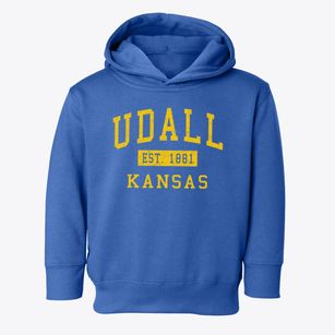 Udall Kansas Classic Established Toddler Hoodie