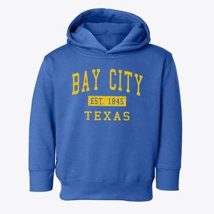 Bay City Texas Classic Established Toddler Hoodie