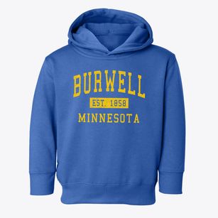 Burwell Minnesota Classic Established Toddler Hoodie