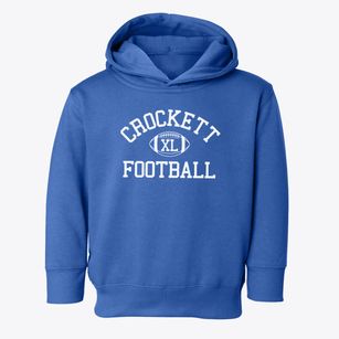 Crockett Junior High School Classic Football Toddler Hoodie