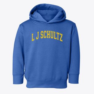 L J Schultz Middle School Varsity Arch Toddler Hoodie