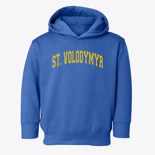 St Volodymyr The Great Parish (ukrainian Varsity Arch Toddler Hoodie