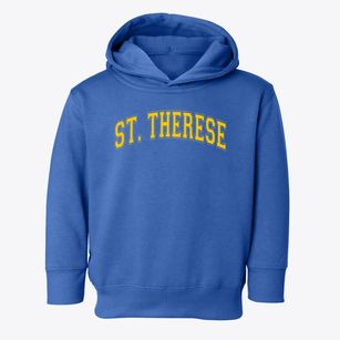 St Therese Parish Varsity Arch Toddler Hoodie