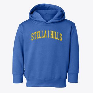 Stella I Hills Elementary School Varsity Arch Toddler Hoodie