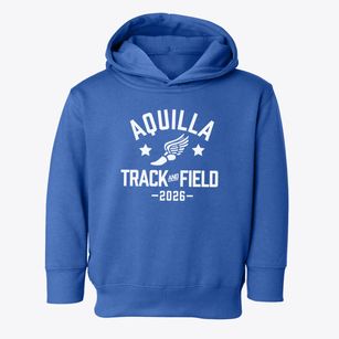 Aquilla School Track and Field Toddler Hoodie