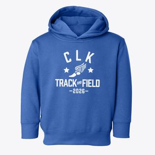 C L K Elementary School Track and Field Toddler Hoodie