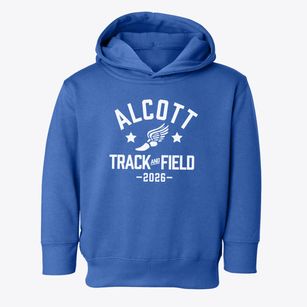 Alcott Elementary School Track and Field Toddler Hoodie