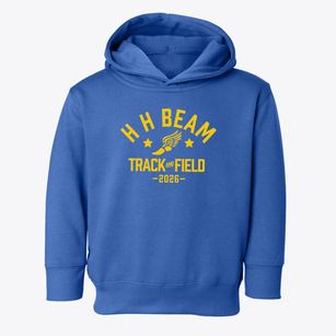 H H Beam Elementary School Track and Field Toddler Hoodie
