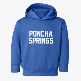 Poncha Springs Colorado Classic Block Toddler Hoodie