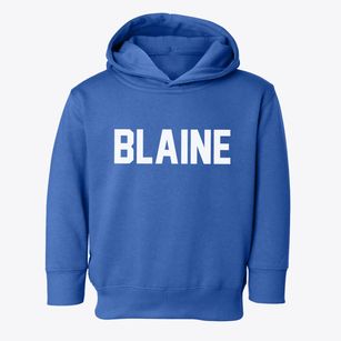 Blaine Maine Classic Block Toddler Hoodie