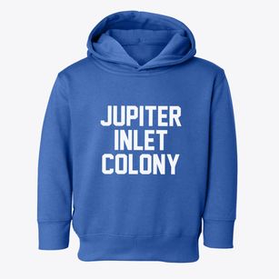 Jupiter Inlet Colony Florida Classic Block Toddler Hoodie