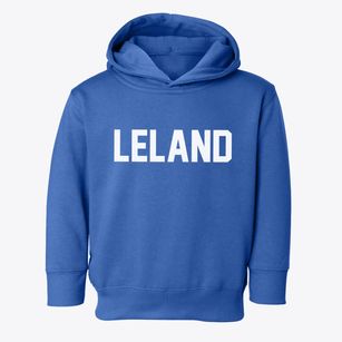 Leland Iowa Classic Block Toddler Hoodie