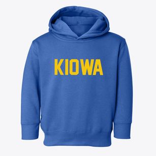 Kiowa Kansas Classic Block Toddler Hoodie