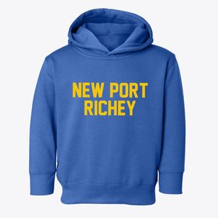 New Port Richey Florida Classic Block Toddler Hoodie