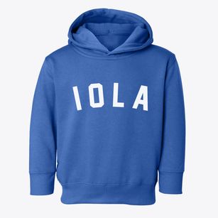 Iola Illinois Classic Curve Toddler Hoodie