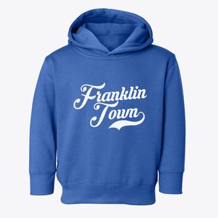 Franklin Town Massachusetts Vintage Team Toddler Hoodie