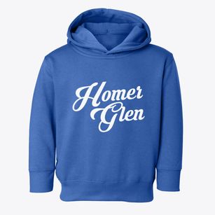 Homer Glen Illinois Vintage Team Toddler Hoodie