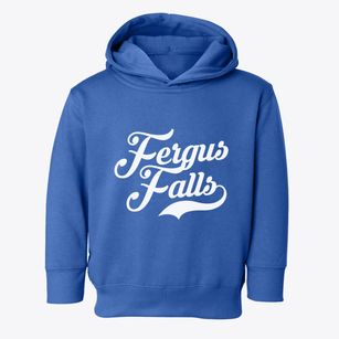 Fergus Falls Minnesota Vintage Team Toddler Hoodie