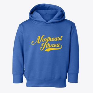 Northeast Ithaca New York Vintage Team Toddler Hoodie