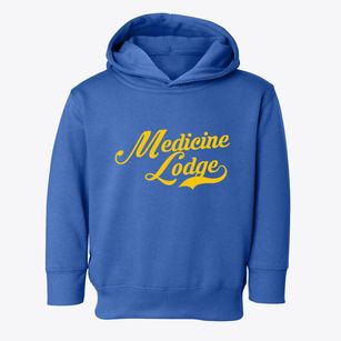 Medicine Lodge Kansas Vintage Team Toddler Hoodie