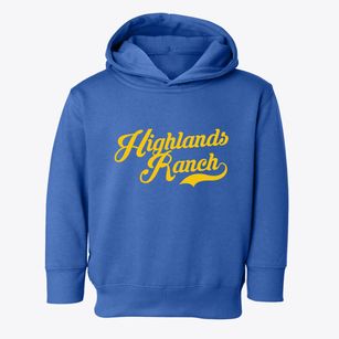 Highlands Ranch Colorado Vintage Team Toddler Hoodie