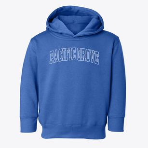 Pacific Grove California Trendy Block Toddler Hoodie