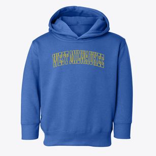 West Milwaukee Wisconsin Trendy Block Toddler Hoodie