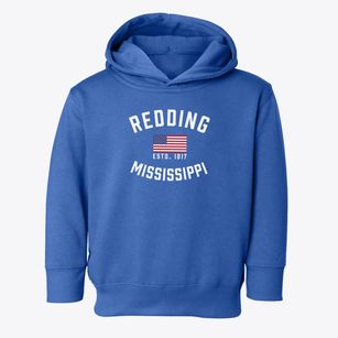 Redding Mississippi Patriot Toddler Hoodie