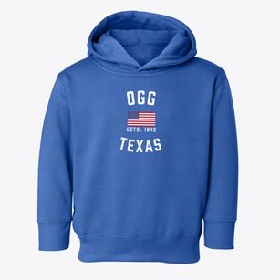 Ogg Texas Patriot Toddler Hoodie